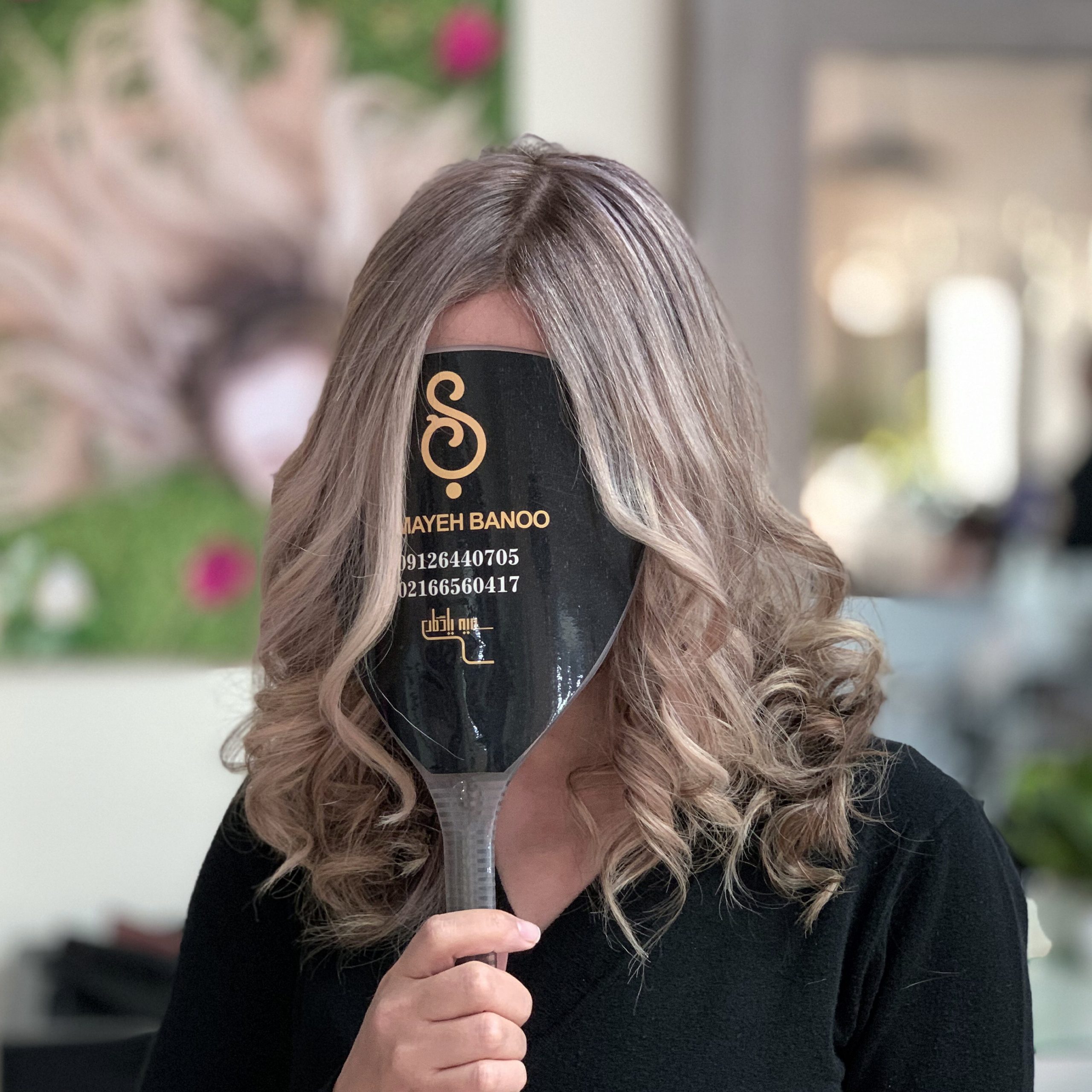 نمونه کار هایلایت مو