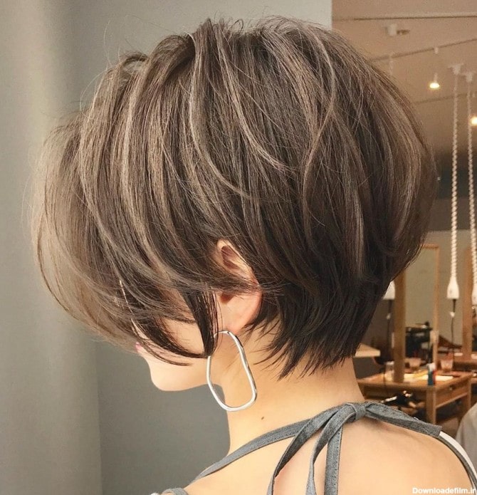 مدل کوتاهی مو مصری جلو بلند دخترانه