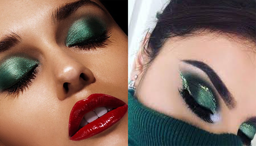 آرایش شب یلدا با رنگ سبز