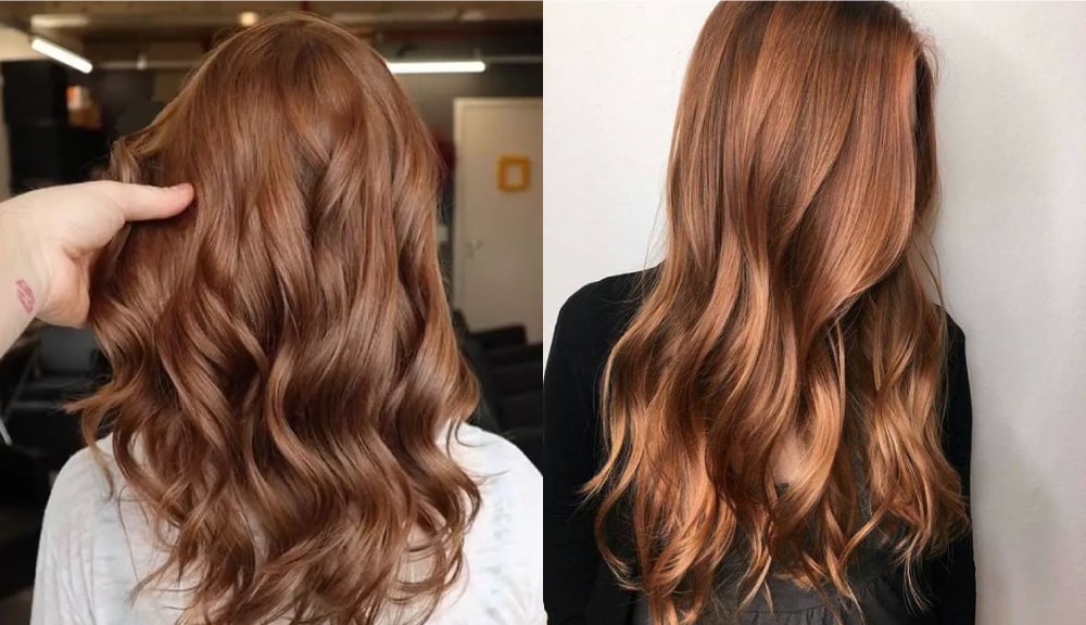 استفاده از رنگ موی برنزه برای شب یلدا