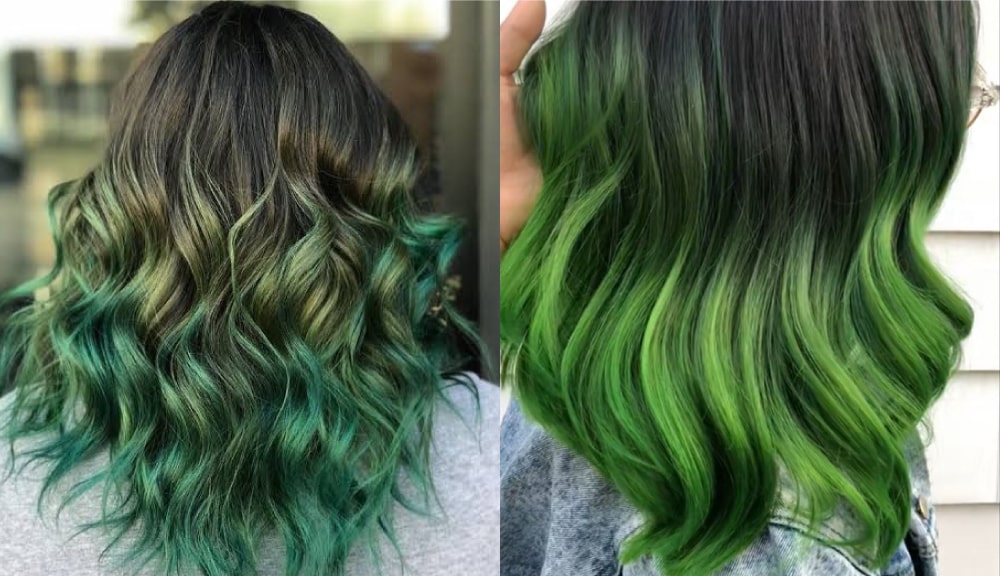 استفاده از رنگ موی سبز برای شب یلدا