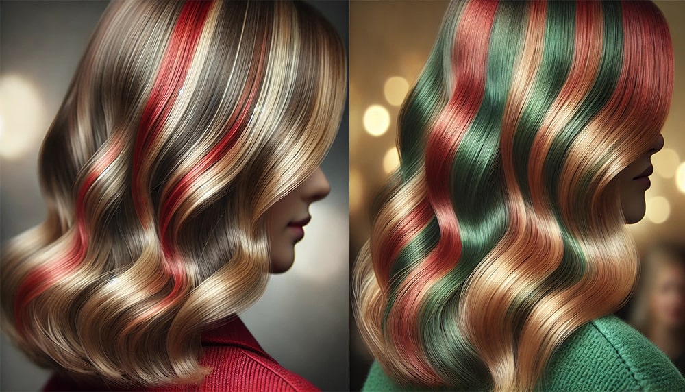 مدل رنگ مو برای شب یلدا