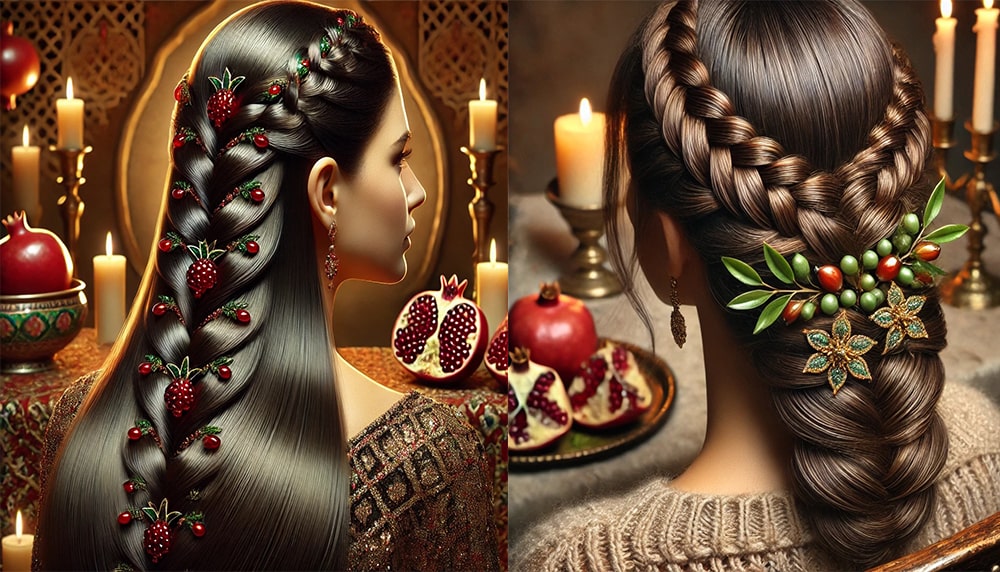 مدل موی شب یلدا