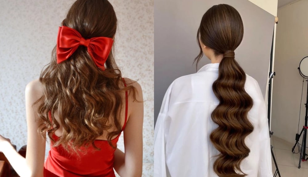 مدل مو ساده برای شب یلدا