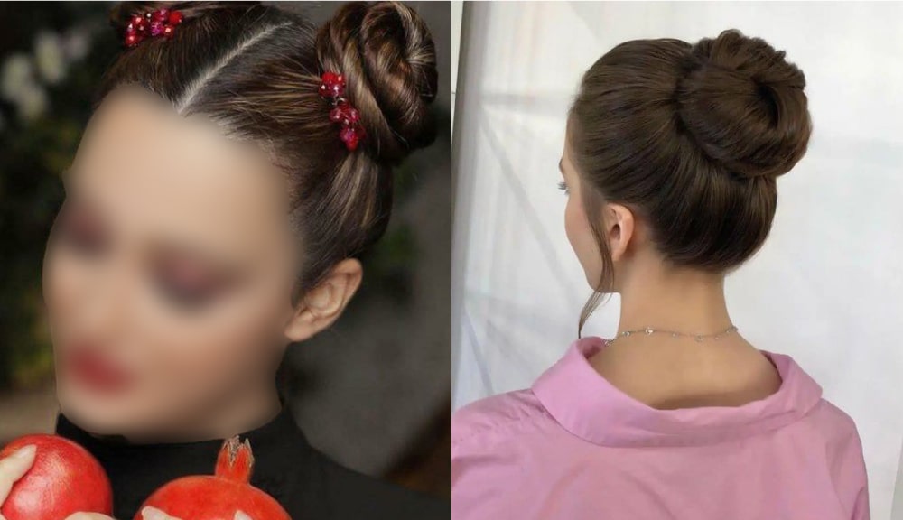 مدل موی گوجه‌ای برای شب یلدا