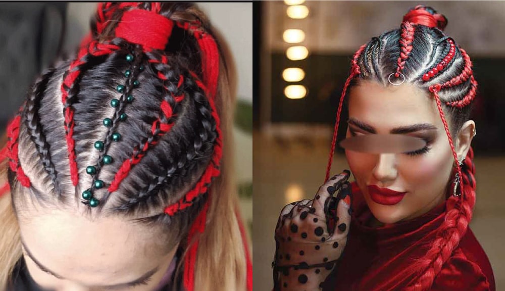 مدل موی بافت آفریقایی برای شب یلدا