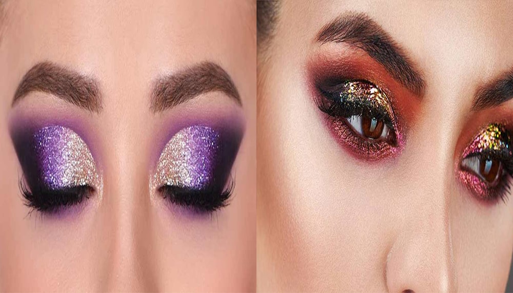 آرایش شب یلدا با گلیتر