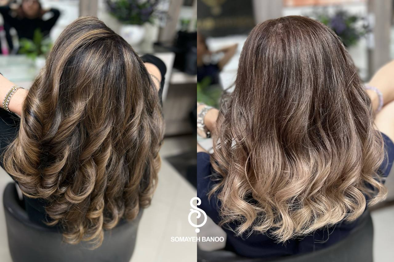 رنگ مو کاراملی زنانه