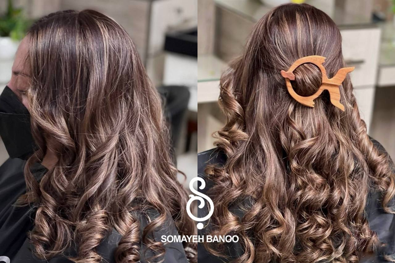 مدل رنگ مو فندوقی