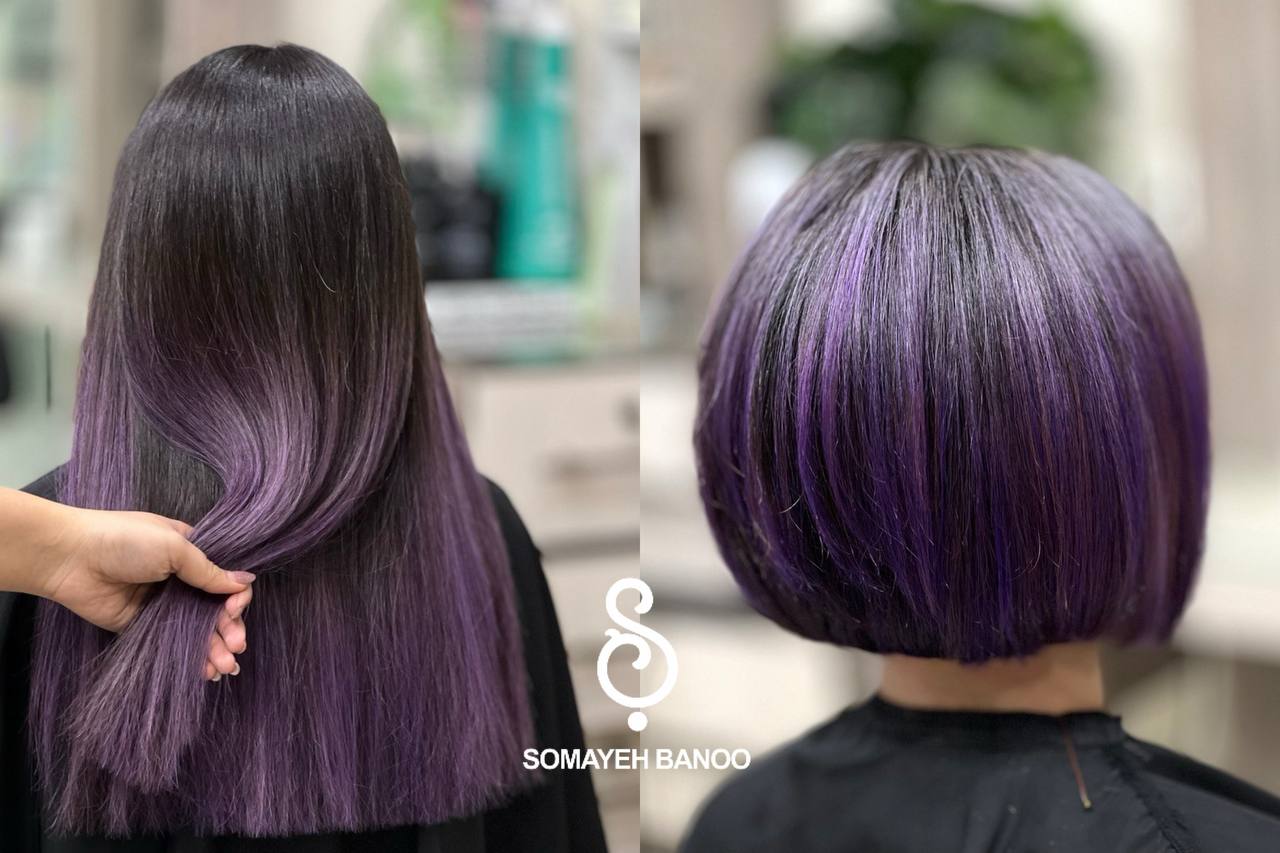 مدل یاسی بنفش