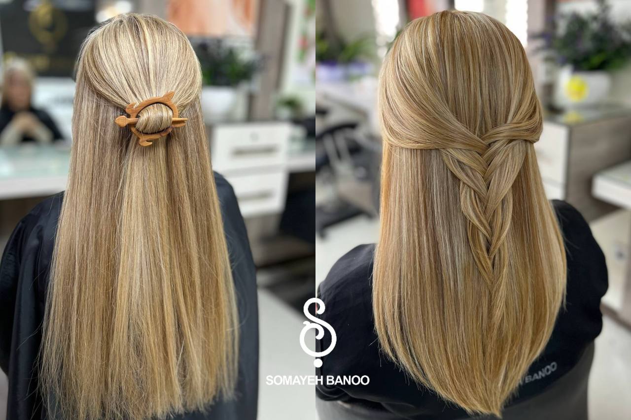 رنگ موی مرجانی با تناژ صحرایی